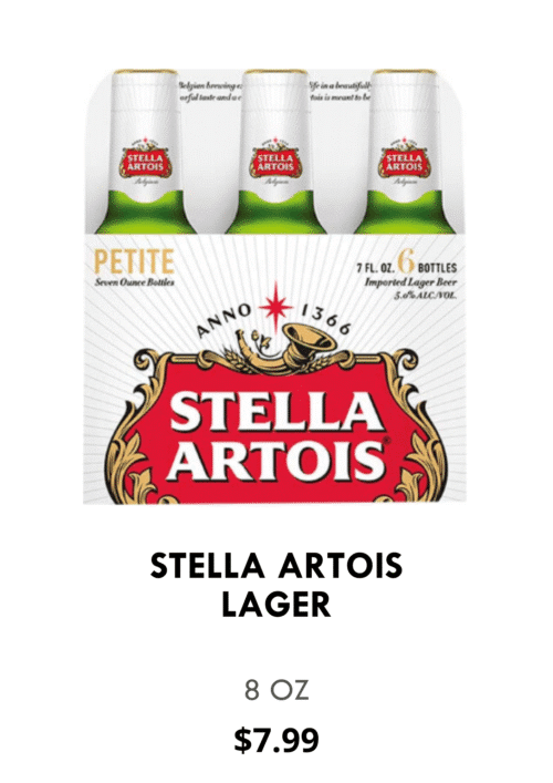 STELLA ARTOIS LAGER