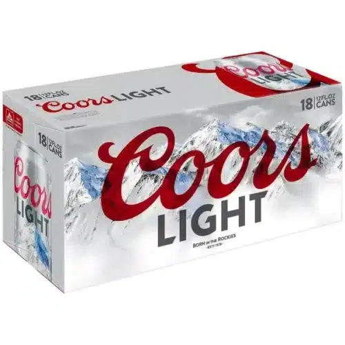 COORS LIGHT CANS 18PK