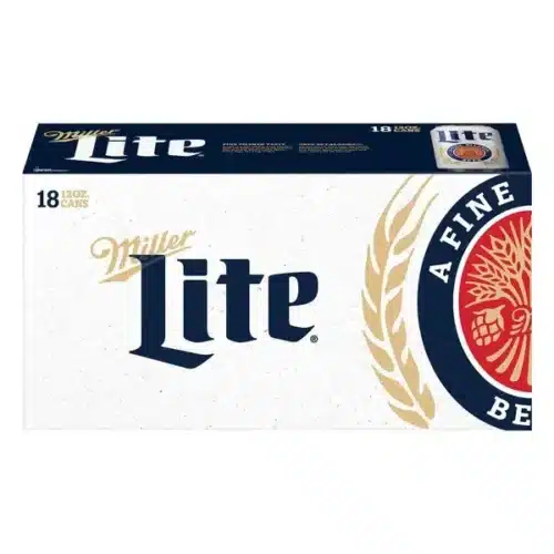 Miller lite cans